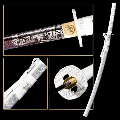 Handmade Soul Series Display Katana Cosplay Prop Art Decor Gift for Hobbyists