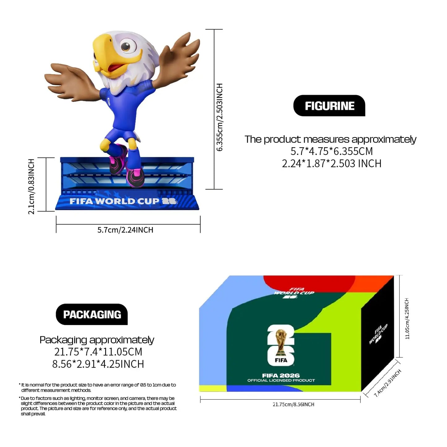 [Set of 3] FIFA 2026 World Cup Collectible Mascot Figurines Toys Official Licensed Clutch Zayu and Maple Summervibes Outdoorfun Anime Figures Set