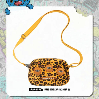 Fuggler Plush Crossbody Bag - Ugly-Cute Monster Plush Purse with Adjustable Strap, Quirky Y2K Shoulder Bag & Funny Fashion Accessory Gift for Teen Girls & Women
