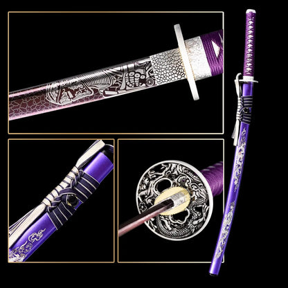 Handmade Soul Series Display Katana Cosplay Prop Art Decor Gift for Hobbyists