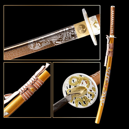 Handmade Soul Series Display Katana Cosplay Prop Art Decor Gift for Hobbyists