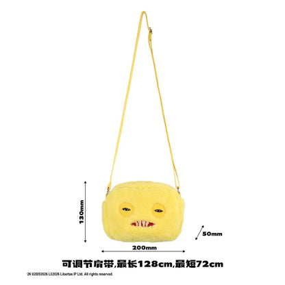 Fuggler Plush Crossbody Bag - Ugly-Cute Monster Plush Purse with Adjustable Strap, Quirky Y2K Shoulder Bag & Funny Fashion Accessory Gift for Teen Girls & Women